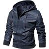 Generic Giacca di pelle da uomo, giacca da uomo, giacca in vera pelle, vera pelle, pelle scamosciata, giacca invernale, giacca in similpelle, similpelle, giacca, giacca tattica, giacca da motociclista, giacca