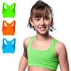 FOCENZA Top Sportivo Bambina Microfibra Spalla Larga | 3 Pezzi | Top Bambina Vari Colori | Elasticizzato e Confortevole | per Sport, Ginnastica Artistica e Danza | Made in Italy