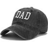 Malaxlx Cappellino da baseball per donne e uomini, regolabile, in cotone lavato vintage invecchiato, Dad, taglia unica