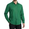 HISDERN Camicia da Uomo a Maniche Lunghe Casual Top per Business e Tempo Libero con Colletto Classico e Tasca