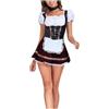 Generico Vestiti Tirolesi Donna, Costume Bavarese Donna, Dirndl Costume Tradizionale Bavarese, per Feste di Carnevale, Oktoberfest,Dirndl,