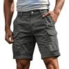 Generico Pantaloncini Uomo Bermuda Uomo Estivi Cargo Shorts con Tasche Laterali Pantaloni Corti Slim Fit Multi Tasche Tasconati Pantaloni Leggeri Sportivi S-4XL