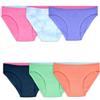 Fruit of The Loom Biancheria Intima Traspirante da Bambina, Bikini - Confezione da 6 - Moda assortita, 10