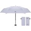 Ambra UV PROTECTION Ambra UV - Ombrello tascabile ultraleggero di alta qualità, per pioggia e sole, 215 g, 18 x 5 cm, lilla., Small