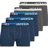 JACK & JONES - Boxer da uomo, confezione da 5, M
