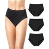 Risalti Slip Donna Bamboo Vita Alta Morbide Senza Cuciture 3 Pz