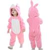 COOKY.D Costume Halloween Unisex Cappuccio Animale per Neonati,2-36 Mesi | Flanella Calda Costume Halloween Festivo,Completo Carnevale,Ideale per Family Book Day,Accogliente per l'Inverno
