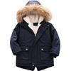 Generisch Giacca invernale da bambina e ragazzo, giacca imbottita in pile Puffer, spesso cappotto invernale con capispalla impermeabile Par-ka