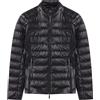 Armani Exchange Giacca da donna imbottita con logo laterale, taglia S, Nero, S