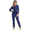 MJGkhiy Pigiama Intero Donna Pile Caldo con Cappuccio Pigiamone Intero in Pile Tuta Intera Monopezzo con Cerniera Comodo Tuta da Notte Sherpa Onesie Jumpsuit Homewear Sleepwear per Tutte