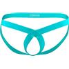 BIATWOWR Sexy Low Rise Uomo Jockstrap Biancheria Intima Moda Palla Pouch Supporto Maschio Perizoma, 1 x verde., XL