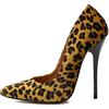 WZSHOES Sobrio Ed Elegante Donna Scarpa Pompe Affascinante Classico Ballo Banchetto Pub Matrimonio Date Per Regalo Shopping Street Party Lavoro Ufficio Donna Affascinante Sexy High-heels,Leopardo,EU39
