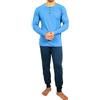 o-day Karelpiù Pigiama Uomo in Cotone Interlock Pigiama Uomo Invernale Caldo e Morbido Comfort Totale Pigiama Invernale Uomo con Tasche Idea Regalo (IT, Testo, XL, Regular, Regular, Modello 10)