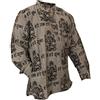 Shopoholic Fashion Camicie da Nonno da Uomo Hippie a Righe Patchwork, Camicia da Festival Colorata Lavata in Pietra