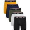 Expertoftio Boxer Uomo Pantaloncini Comodi Mutande Uomo in bambù Ultra Morbido Confezione da 5, Microfibra Multipack con Apertura Frontale, XX-Grande