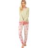 Linclalor Brilliamo by Pigiama donna in cotone felpato punto milano pantaloni a cuori art. 877074