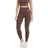 FGM04 Leggings Nikita Basic Fascione Alto Donna (M, Marrone Castagna)