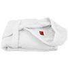 Gabel Accappatoio jacquard con cappuccio Unisex (IT, Testo, S, Regular, Regular, Bianco Mod. Manaus)