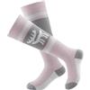 Qunature Calze da Sci Ragazzi, Calze Termiche Invernali, Calze da Neve a Compressione, Calzini al Ginocchio Morbido Caldo, Adatto per Neve Sci Snowboard Escursionismo, Dimensioni 25-36, 1 Paio