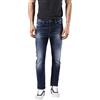Diesel Buster - Jeans affusolati da uomo, codice di lavaggio: 0853R Denim Stonewashed W28 / L32