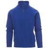noTrash2003 Half Zip Sweatshirt - Felpa da lavoro compatibile con Payper Miami, per ufficio, lavoro e tempo libero, tessuto elasticizzato a costine su maniche e vita, 300g/mq, 70% cotone, dalla XS