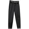 lozssnigzi Jeans Donna Termici in Pile Felpati - Larghi E Comodi, Jeans Dritti Pantaloni Baggy Invernali