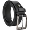 No Limits Cintura Uomo in Vera Pelle, Alta 4 cm, Accorciabile, Senza Cuciture, Elegante e Casual, Fibbia Nickel Free