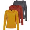 Vero Moda Vmmaxi My LS Soft Uneck Ga Noos Maglia a Maniche Lunghe Donna (Pacco da 1)