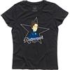 3styler T-Shirt Donna Signorina Rottermaier - Miss Rottenmeier - Heidi & Peter Cartoons - Maglietta in Cotone Maniche Corte Cartoni Animati Anni 80 - Linea Classic - 100% Cotone 185 gr/mq (M, Nero)