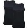 Liabel Canotta Intima Donna Caldo Cotone Conf 2pz, Art. 2828-16 Nero 6