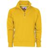 CHEMAGLIETTE! Felpa Da Lavoro Maglia Felpata Cotone Con Mezza Zip In Tinta Payper Miami +, Colore: Giallo, Taglia: 3XL