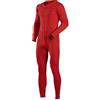YCHSXAIZ Uomo Manica Lunga Onesies Jumpsuit Nightwear Pigiama Intero con Bottoni