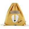 Upstitch Studio Trixie: Zaino e Borraccia per Bambini, per l'Asilo e Chitarra, Personalizzato con Nome Singolo o Come Set, Leone, Turnbeutel