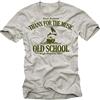 MAKAYA T-Shirt muscia Rock GRAMMOFONO Magliette Classica dj Elettronica M Vintage Grigio
