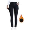 lozssnigzi Jeans Donna Leggins Jeans Termici Curvy Vita Alta Pantaloni Pile Comodi Elasticizzati Skinny Invernali