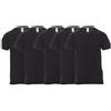 Saggio Payper 5 Tshirt Girocollo da S a 5XL 100% Cotone 155gr Traspirante Regular Fit Big Size NERO5PZ XL