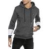 RED BRIDGE Felpa con Cappuccio Maglia da Uomo in Cotone Zipped Hooded