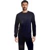 Generico Pigiama Invernale Lungo da Uomo in Caldo Cotone Interlock Nottingham (IT, Testo, L, Regular, Regular, Blu 071)