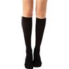 Relaxsan 815 (Nero, XXL) Gambaletti Compressione Graduata 18-22 mmHg per Uomo Donna, Calze Elastiche in Cotone Leggero