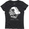 3styler T-Shirt Donna Morte Nera Epic Fail - Death Star - Linea Classic - 100% Cotone 185 gr/mq