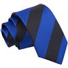 DQT Stripe Patterned Casual Business Party Work Modern Style Slim Neck Tie for Men