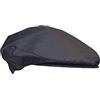 WALKER AND HAWKES - Berretto piatto unisex in cotone cerato al 100% britannico Millerain, verde oliva premium, Marina Militare, 3XL