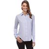Vincenzo Boretti Blusa, Taglio Giusto, Colletto della Camicia Blu Ghiaccio S