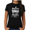 OM3® Hogwarts Wasn't Hiring so I Teach Muggles Instead - Maglietta da donna | scritta divertente | S - XXL, Nero , XL