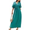 JOPHY & CO. Abito Vestito Lungo Casual con Scollo a V cod 7196