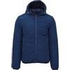 Ciabalù Giubbotto Uomo Invernale Impermeabile Double Face Giubbino con Cappuccio (4XL, Blu)