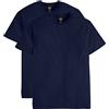 Hanes Nano Premium Cotton T-Shirt (Confezione da 2) rétro Uomo (Pacco da 2)