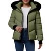 DUHGBNE Giacca Donna Invernale Piumino da Donna Casual, Spesso, Caldo, in Cotone Europeo e Americano, a Vita Media o Lunga Montone Giubbino