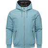 Ragwear Giacca invernale calda impermeabile da uomo con cappuccio regolabile Stuartt YOUMODO S-4XL, Pietra blu, M