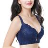 GDNIA Reggiseno Push up con Ferretto per Donna Taglie Forti Reggiseno con Coppa Morbida in Pizzo Floreale Comfort Reggiseno rialzato con Retro Largo